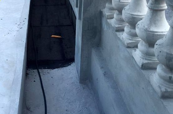 Chống thấm máng xối seno 
