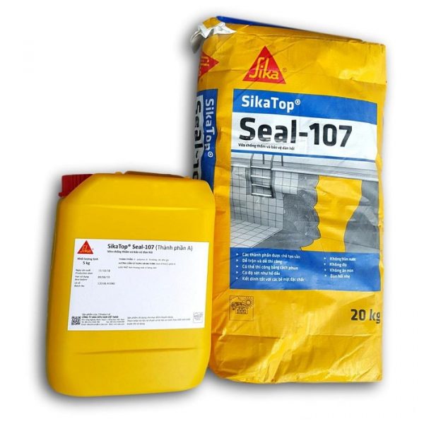 Sikatop Seal 107 là vữa gốc xi măng polyme cải tiến