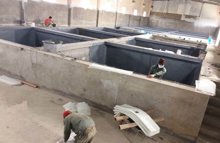 CHỐNG THẤM BỂ CHỨA HÓA CHẤT