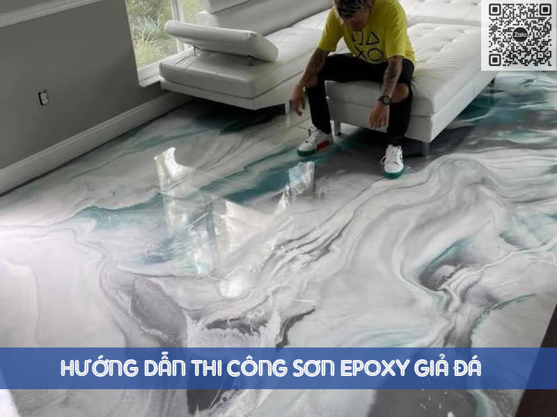 Hình ảnh thi công mẫu sơn giả đá