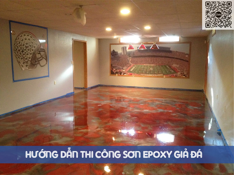 Hướng Dẫn Thi Công Sơn EPOXY Giả Đá