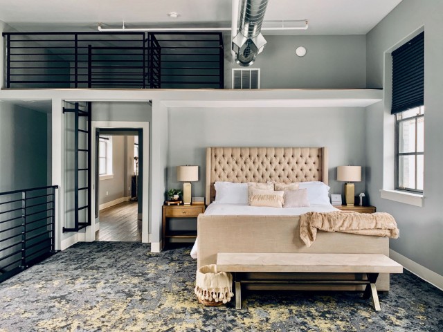 Thiết kế phòng trọ sang trọng màu Ash Gray