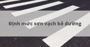 Định mức sơn vạch kẻ đường