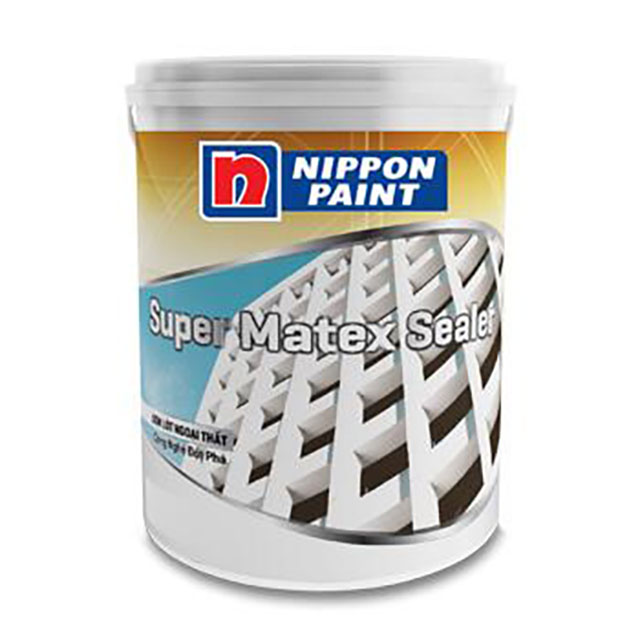 Sơn lót ngoại thất Super Matex Sealer của Sơn Nippon.