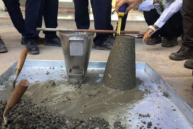 Bê tông không sụt giảm: Khả năng làm việc và phân bổ hỗn hợp