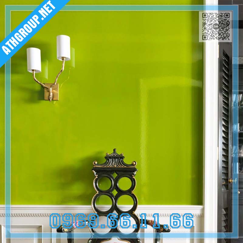Hình ảnh màu sơn Chartreuse có độ bóng cao