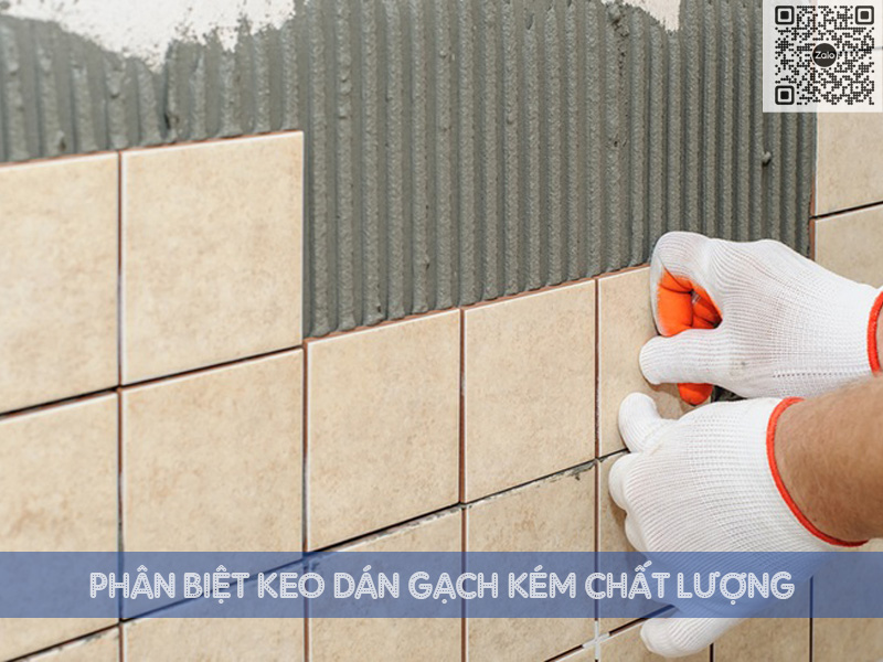 Tỉ lệ trộn Keo với nước càng ít càng tốt