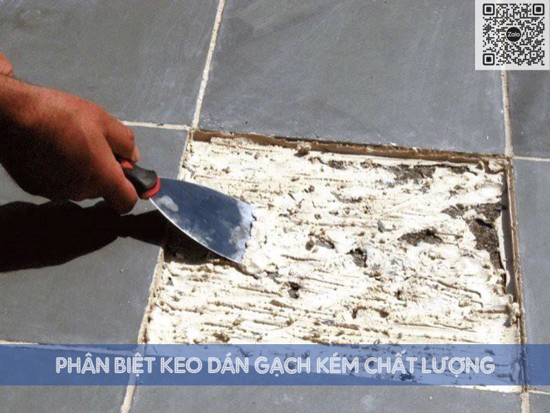 Độ phân tầng và tách nước sau khi trộn keo