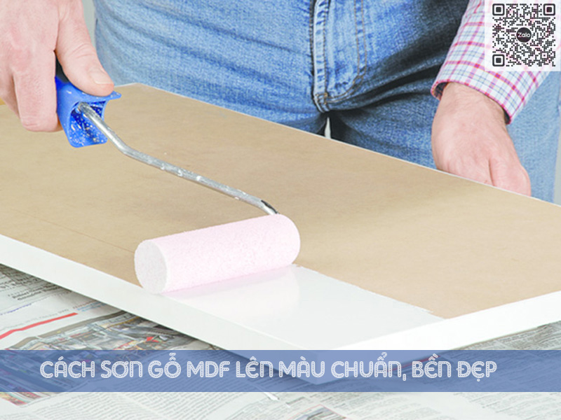 Hướng dẫn chi tiết cách sơn gỗ MDF lên màu chuẩn, bền đẹp