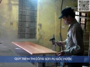 Quy trình thi công sơn pu gốc nước