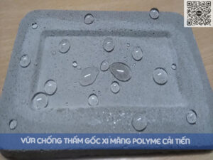 Vữa chống thấm gốc xi măng polyme cải tiến