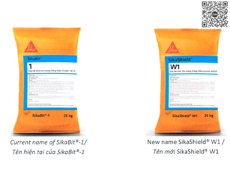 Thay đổi tên Sikabit 1 thành SikaShield W1
