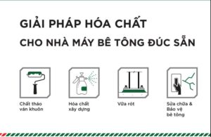 Giải pháp hóa chất cho nhà máy bê tông đúc sẵn hãng TPI