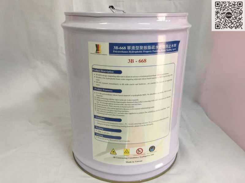 3B-668 PU Trương Nở Phân Tán Nước Xử Lý Rò Rỉ