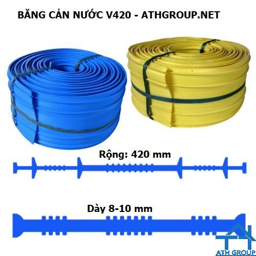 BĂNG CẢN NƯỚC V420 | Pvc Đàn Hồi, Chịu Nhiệt