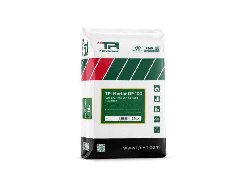 TPI MORTAR GP 100 – Vữa Khô Trộn Sẵn Đa Dụng Mác 100