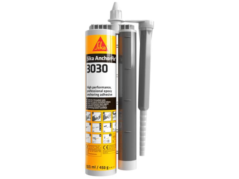 Sika AnchorFix-3030 | Keo khoan cấy thép chuyên dụng Epoxy