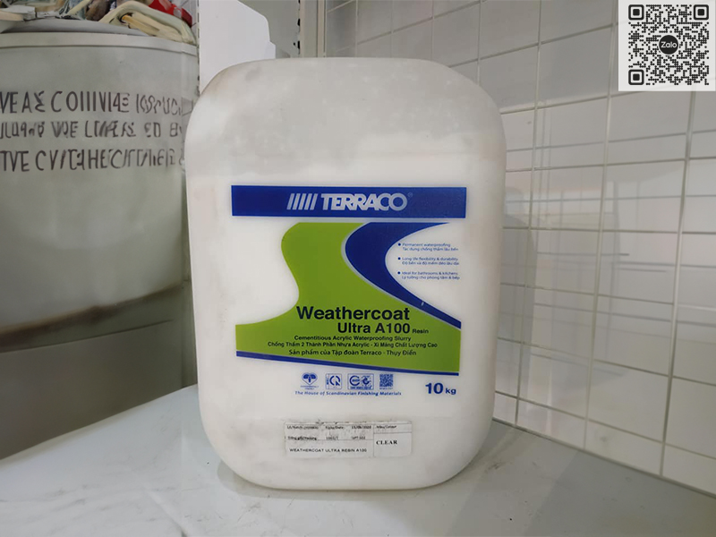 TERRACO WEATHERCOAT ULTRA | Sơn Chống Thấm Gốc Xi Măng & Nhựa Acrylic