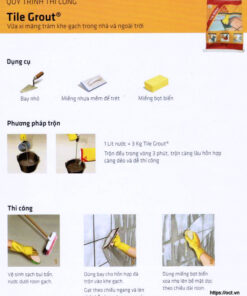 SIKA TILE GROUT | Keo Chít Mạch Gạch - Ảnh 6
