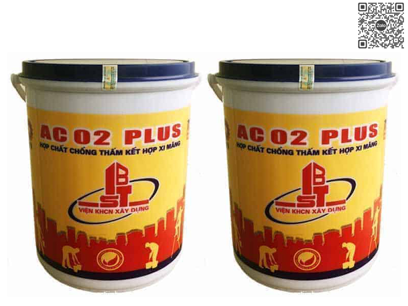 AC 02 PLUS | Sơn chống thấm trộn xi măng gốc Acrylic