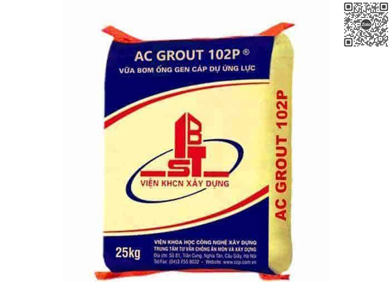 AC GROUT 102P | Vữa Bơm ốNg Gen Độ Bền Và Tính Linh Hoạt Cao
