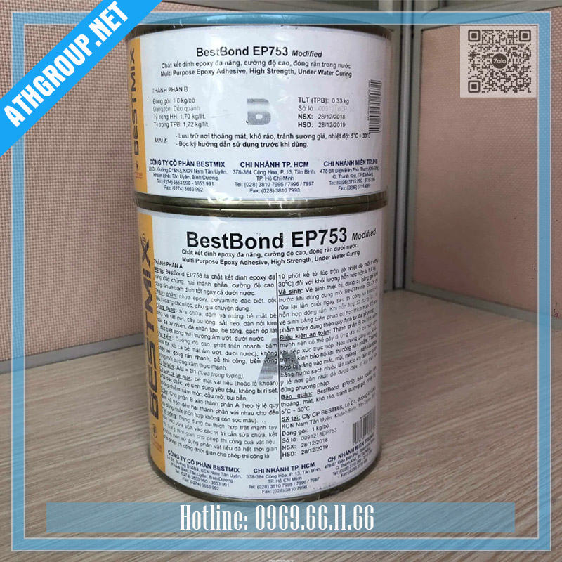 BESTBOND EP753 | Vữa Epoxy Đa Năng, Cường Độ Cao