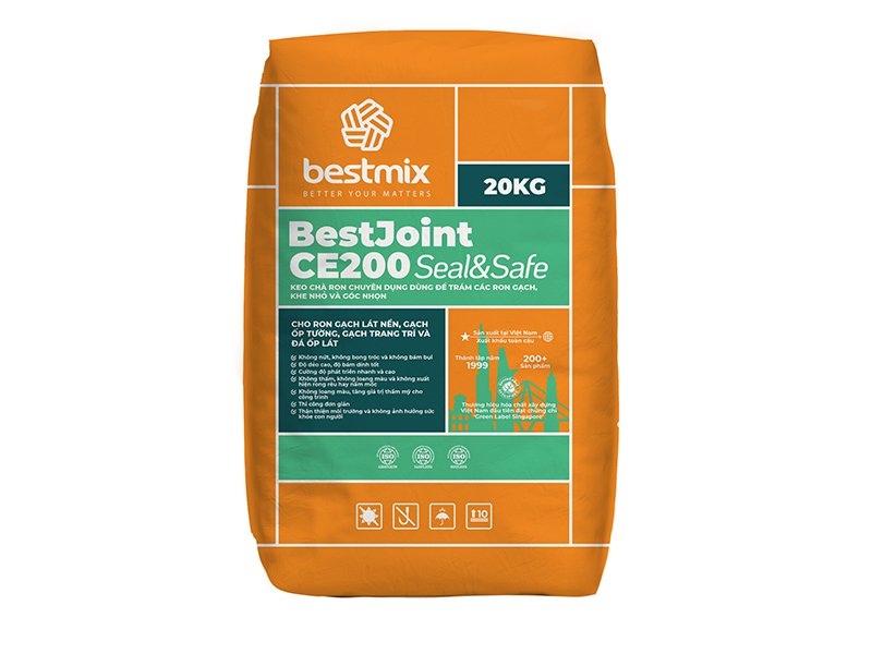 BESTJOINT CE200 Seal&Safe | Keo Chà Joint, Gốc Xi Măng-Polymer Cải Tiến