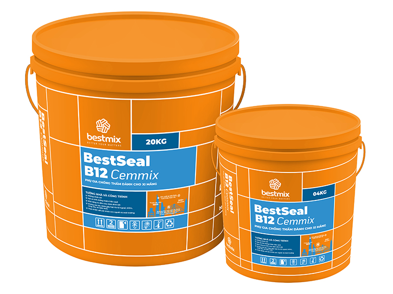 BESTSEAL B12 Cemmix | Chống Thấm Dạng Nhũ Tương