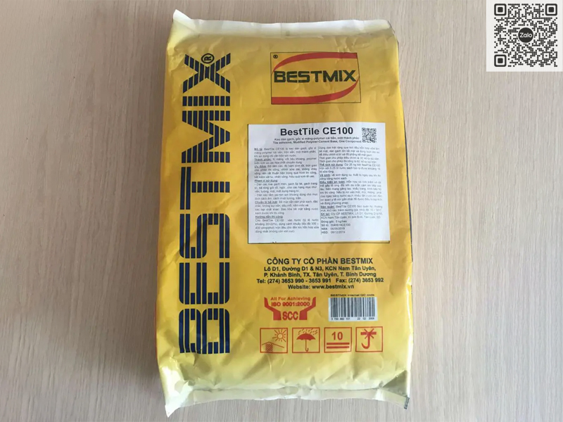 BESTTILE CE100 | Keo Dán Gạch Cải Tiến, Trộn Sẵn