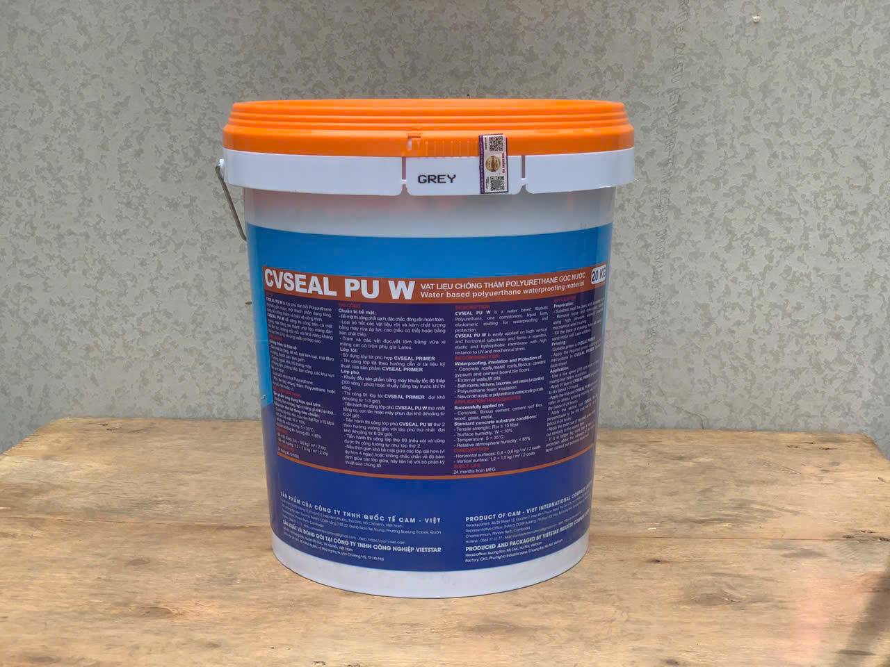 Alternative view of CVSEAL PU W | Vật liệu chống thấm Polyurethane gốc nước