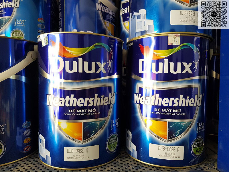 DULUX WEATHERSHIELD MỜ BJ8 | Sơn Nước Ngoài Trời