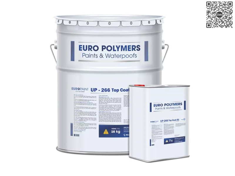 EURO POLYMERS UP-266 TOP COAT | Lớp Phủ Polyurethane 2 Thành Phần