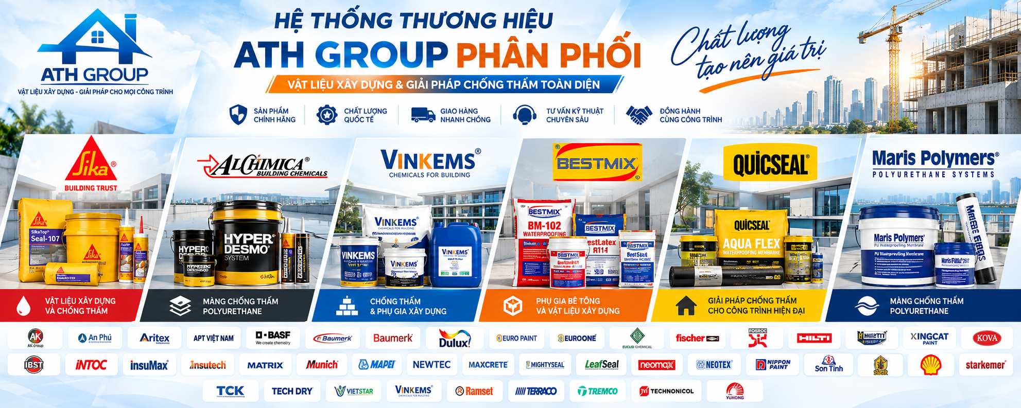 Hệ thống thương hiệu phân phối bởi ATH Group