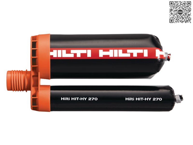 HILTI HIT HY 270 | Keo Khoan Cấy Thép Cho Tường Gạch