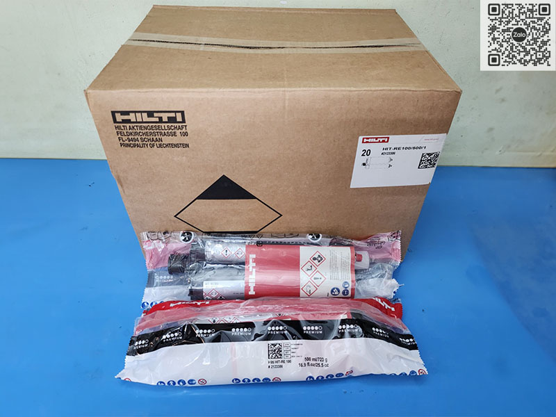 HILTI HIT RE 100 | Hóa Chất Neo Cấy Thép