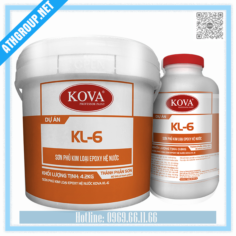 EPOXY KOVA KL-6 | Chống Gỉ, Bảo Vệ Kim Loại