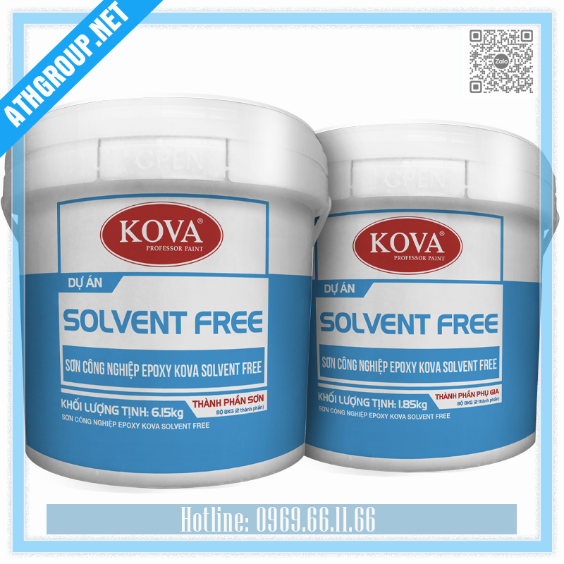 KOVA SOLVENT FREE - Chống Hóa Chất, Chịu Mài Mòn