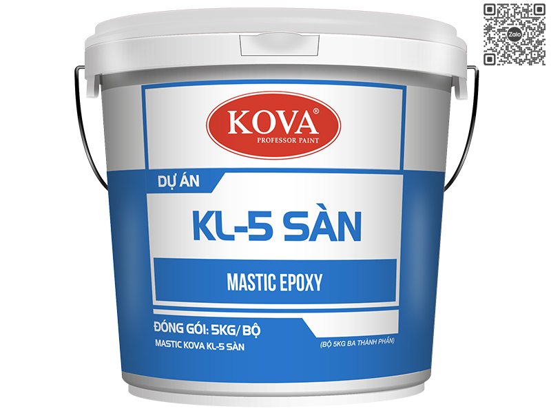 MASTIC KOVA KL-5 SÀN | Mastic Hệ Nước 3 Thành Phần