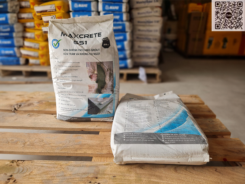 MAXCRETE 651 | Vữa Trám Vá Không Co Ngót