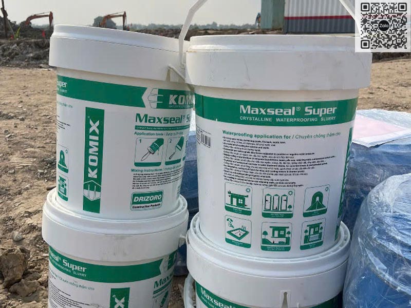 Alternative view of Maxseal Super - Chống Thấm Thẩm Thấu Bê Tông