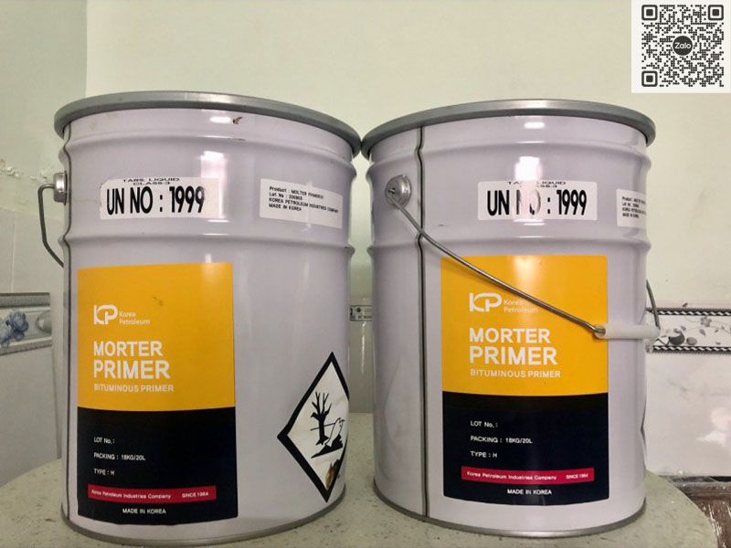MORTER PRIMER | Lớp Lót Chống Thấm Gốc Bitum