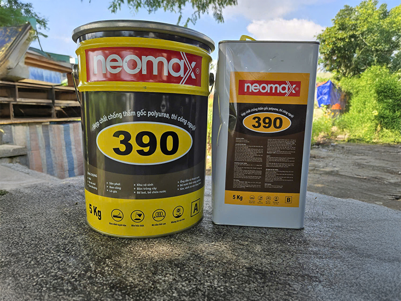 Neomax 390 | Hợp chất chống thấm gốc polyurea, thi công nguội