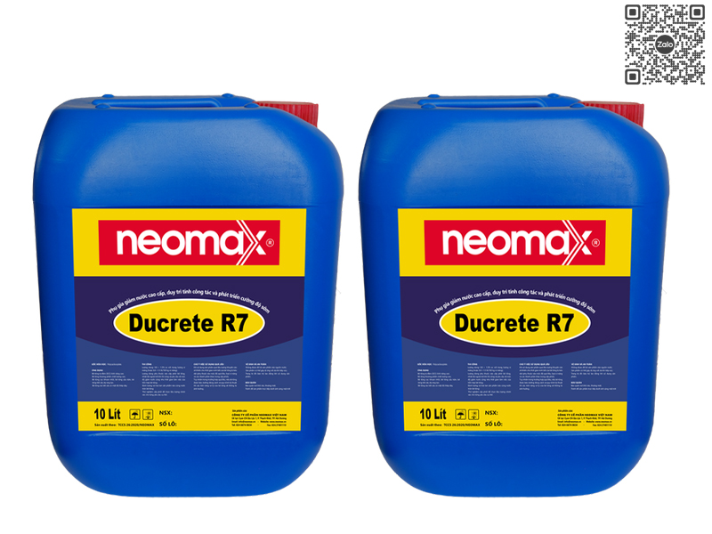 NEOMAX DUCRETE R7 | Phụ Gia Giảm Nước Cao Cấp
