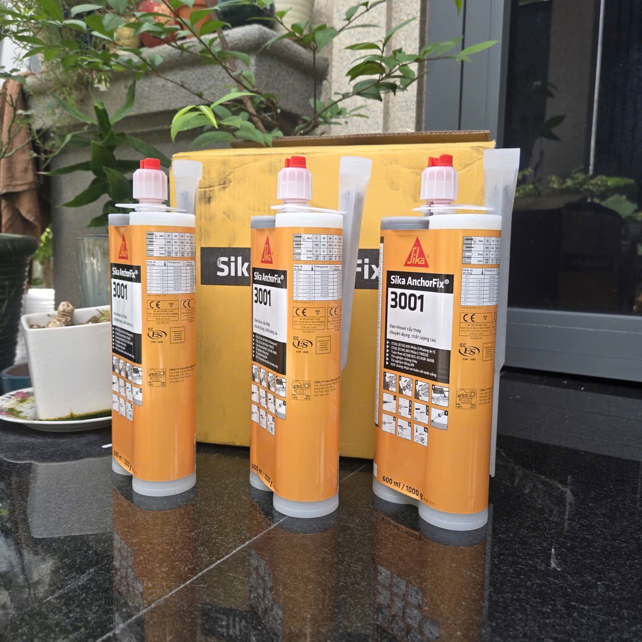 SIKA ANCHORFIX 3001 | Keo Neo Cấy Thép Epoxy - Ảnh 2