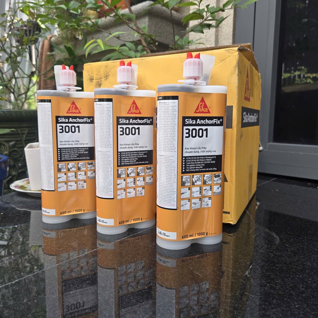 SIKA ANCHORFIX 3001 | Keo Neo Cấy Thép Epoxy