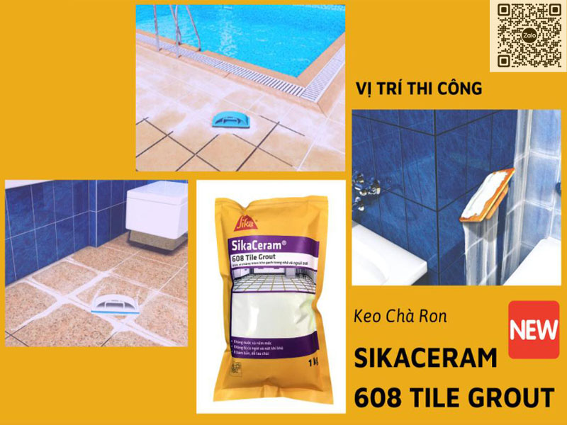 SIKA TILE GROUT | Keo Chít Mạch Gạch - Ảnh 3