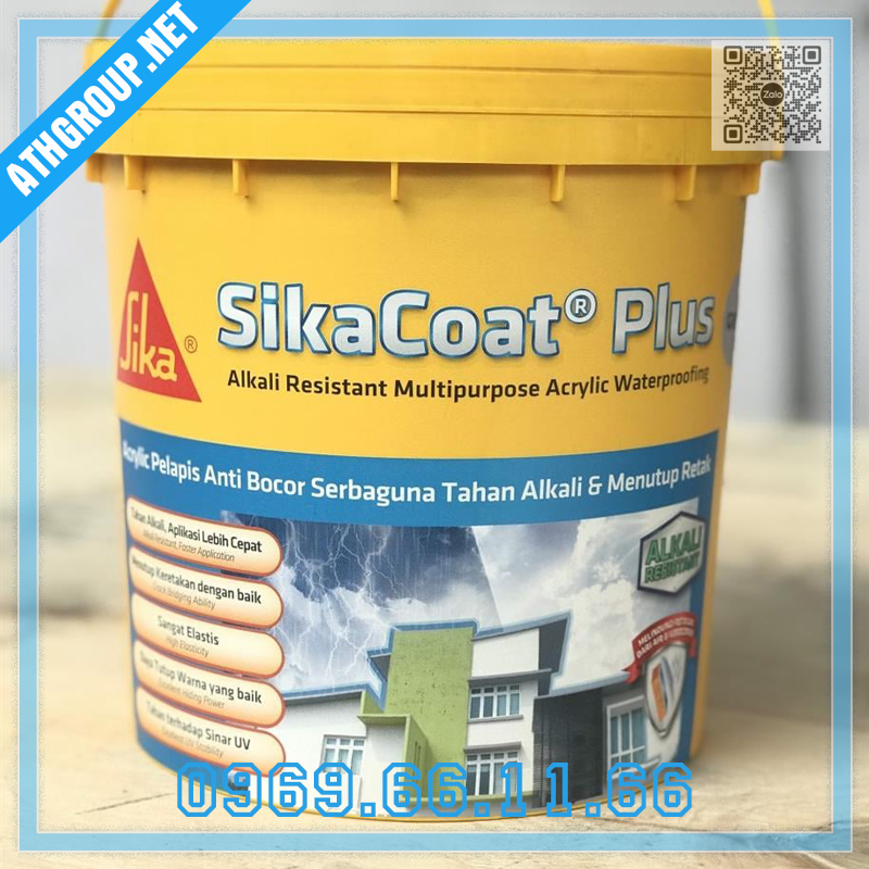 SIKACOAT PLUS | Sơn Chống Thấm Acrylic Kháng UV