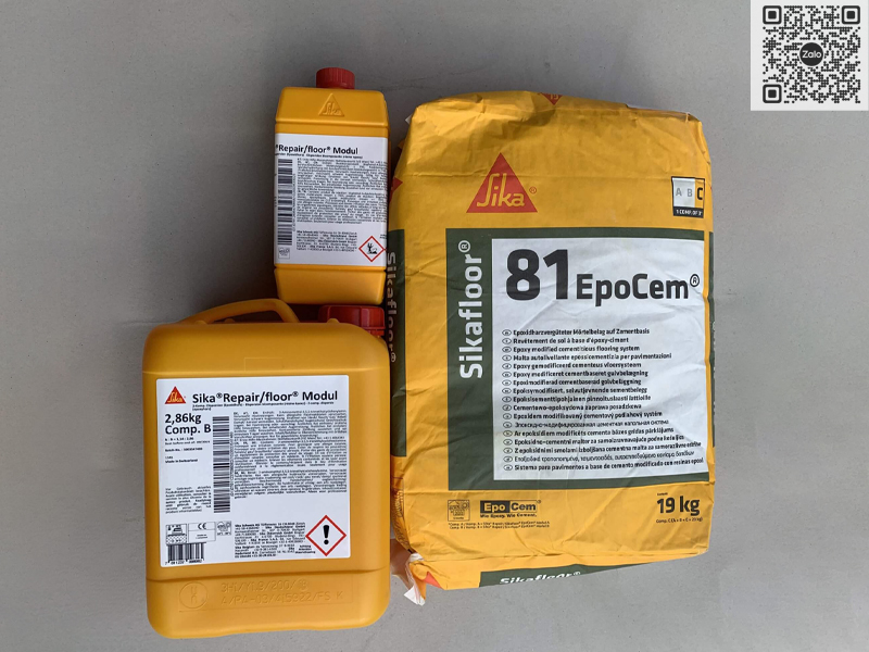 SIKAFLOOR 81 EPOCEM | Vữa Tự San Phẳng Gốc Xi Măng-epoxy