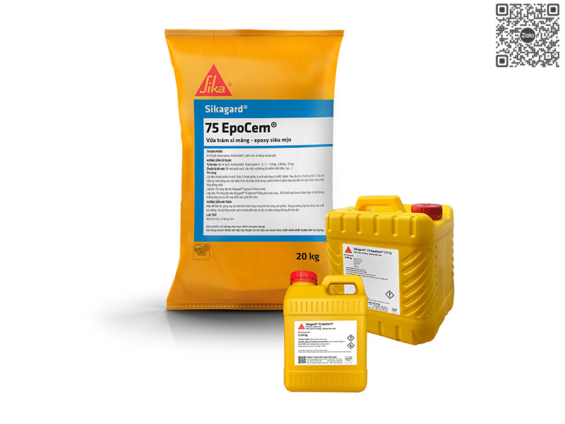 SIKAGARD 75 EPOCEM | Vữa Trám Gốc Xi Măng Epoxy