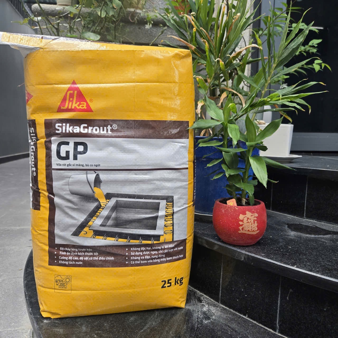SikaGrout GP | Vữa Rót Gốc Xi Măng, Bù Co Ngót